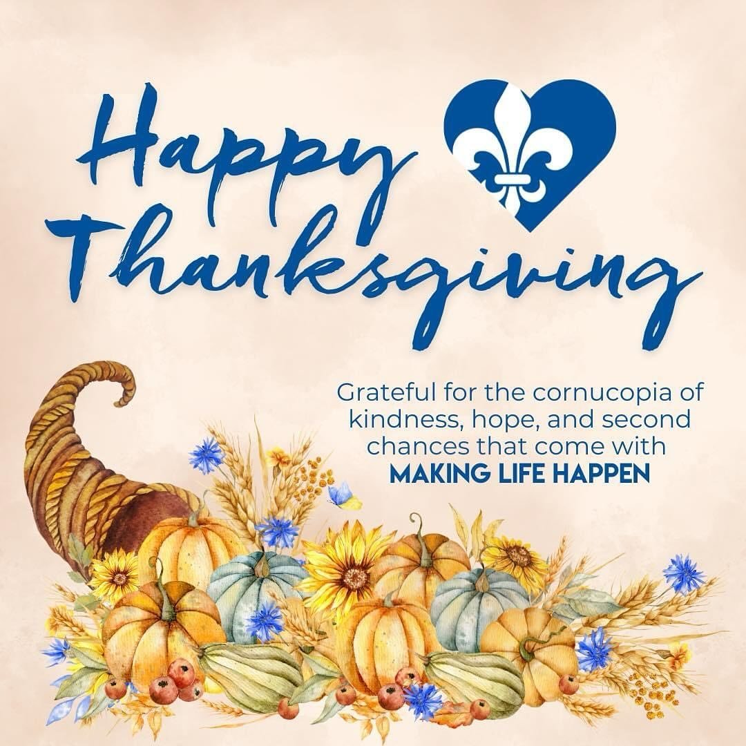 We&rsquo;re grateful for the cornucopia of kindness, hope, and second chances that come with #MakingLifeHappen. This Thanksgiving, we honor donors and their families who make the gift of life possible.